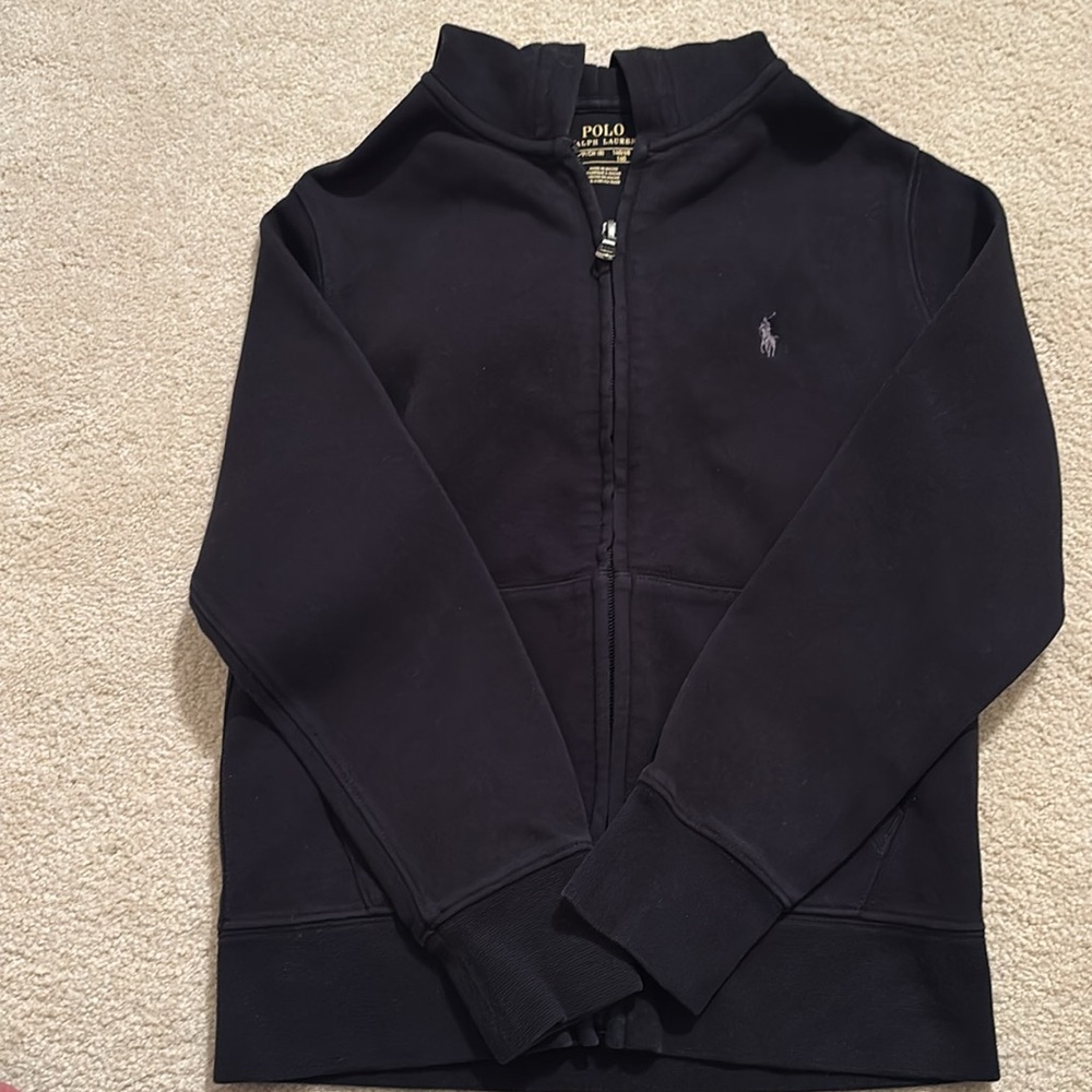 Polo Ralph Lauren boy size 8, full zip hoodie